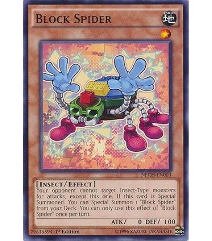 Amazon.com: YU-GI-OH! - Blockman (YGLD-ENC21) - Yugi's Legendary Decks -  1st Edition