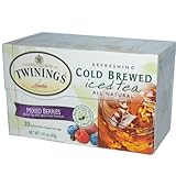 Twinings Cold Brewed Iced Tea Mixed Berries -- 20 Tea Bags