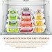 Chef's Star CHST13GLASS Glass Storage Containers, Clear