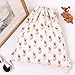 Lookatool Women Pineapple Drawstring Beam Port Backpack Shopping Bag Travel Bag