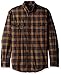 Arrow Men's Long Sleeve Hunting Plaid Flannel Shirt