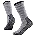 Merino Wool Hiking Socks, RTZAT Unisex Winter Super Warm Thick Thermal Camping Outdoor Crew Socks, 1/2/4 Pairs
