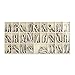 104 Piece Craft Wooden Alphabet - 4 of Each Letter