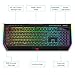 Havit RGB Mechanical Gaming Keyboard Blue Switch LED Backlit Wired Keyboards 104 Keys with Multimedia Keys Volume Control Phone Holder for PC Games Latop Computer