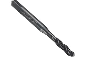 uxcell Spiral Flute Thread Taps 8-32 UNC H2 Machine Threading Tap Bit, Nitrided Coated Screw Tapping Repair Tool, M2 High-Spe