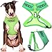 FRIENDLY (Known as Friendly to all) Green Color Coded Non-Pull Front and Back D Ring Padded and Waterproof Vest Dog Harness PREVENTS Accidents By Warning Others Of Your Dog In Advance (L)