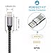 KOZOPO iPhone Charger, 3Pack 6Feet Nylon Braided Lightning to USB Cable Syncing and Fast Charging Cable Cord Compatible with iPhone X / 8 / 7/ Plus / 6 / 6S / 5 / 5C / 5S / iPad More (Gray)