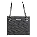 MICHAEL Michael Kors Womens Jet Set Organizational Tote Handbag Black Large