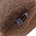 Rats Hamster Winter Warm Fleece Hanging Cage Hammock Cute Bear House with Bed Mat,Brown