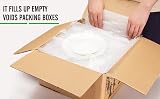 Straame Large Bubble Wrap Roll 300mm x 25m Perforated Clear UK Made view 4