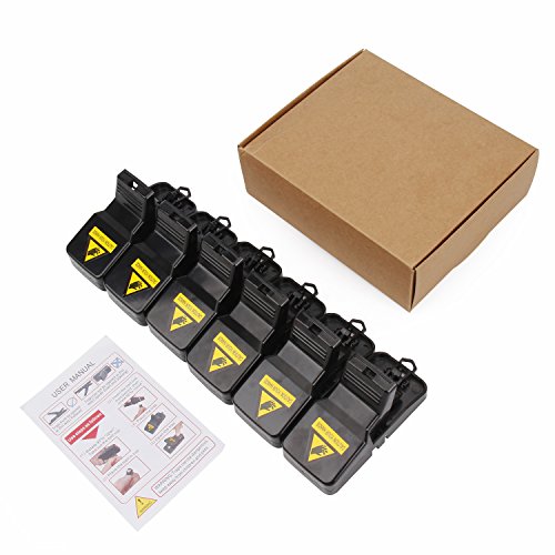 Mouse trap, BEDEE Rat Trap Pest Control (Set of 6) Humane Reusable Snap Mice killer Rodent Catcher [Safe &Sanitary &Effective ] Good for Kitchen/warehouse/farm Safe for pet - Thumbnail 7