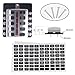 10-Way Fuse Block Bolt Terminal- JOYHO Fuse Box Holder ATC/ATO with LED Light Indication & Protection Cover, 70 pcs Stick Label, For Vehicle Car Boat Marine Trike Auto Car Truck (10 Way Bolt Terminal)