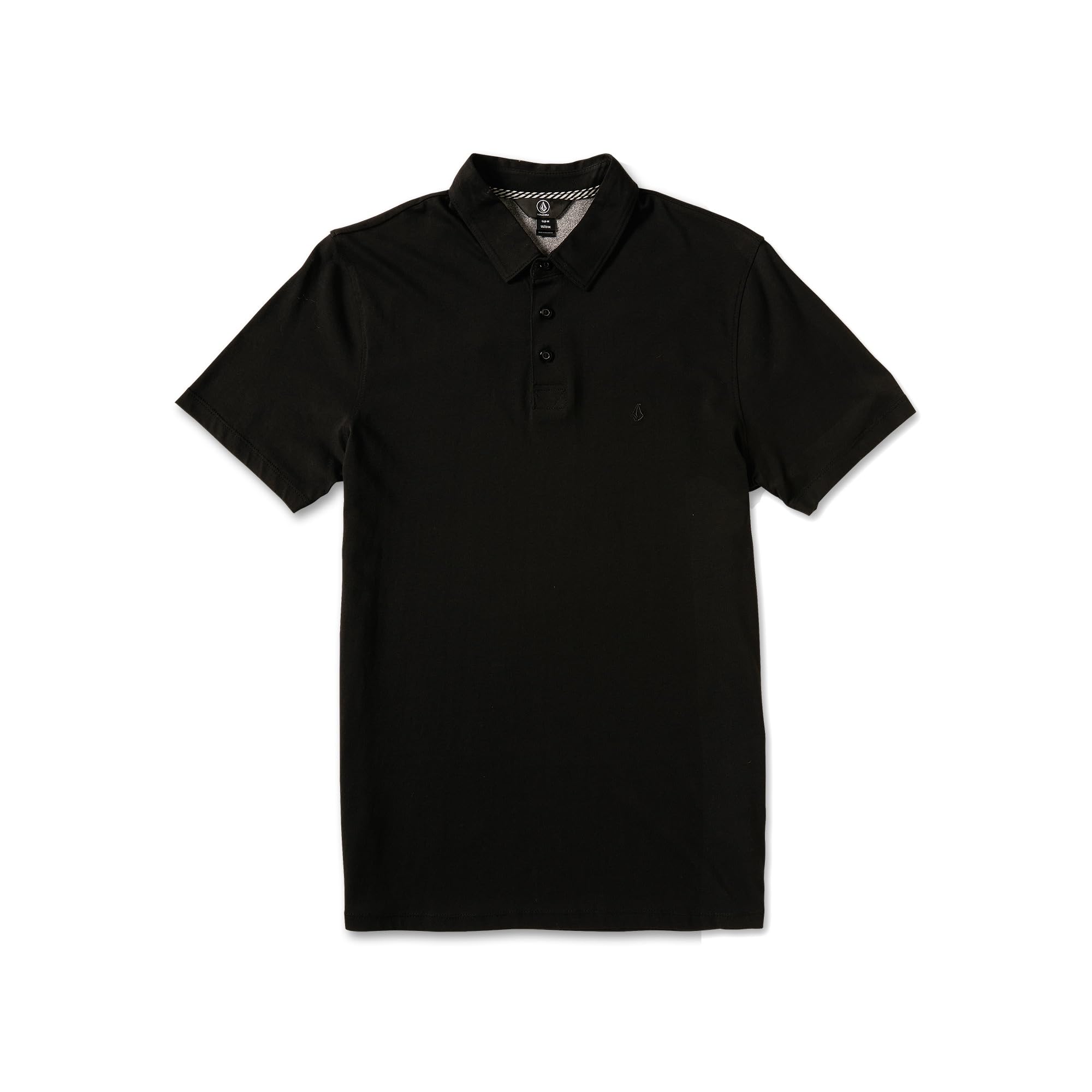 Volcom Men's Wowzer Polo Black 3 Small Image