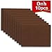 Furniture Pads - 10 Pack ON'H Self-Stick Felt Furniture Pads Hardwood Floors Protectors – 8” x 6” x 1/5” Sheet Cut Furniture Pads into Any Shape – Coffee