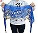 VISKEY Fashion Chiffon Belly Dance Waist Chain with Golden Coins in 3-Layers,...