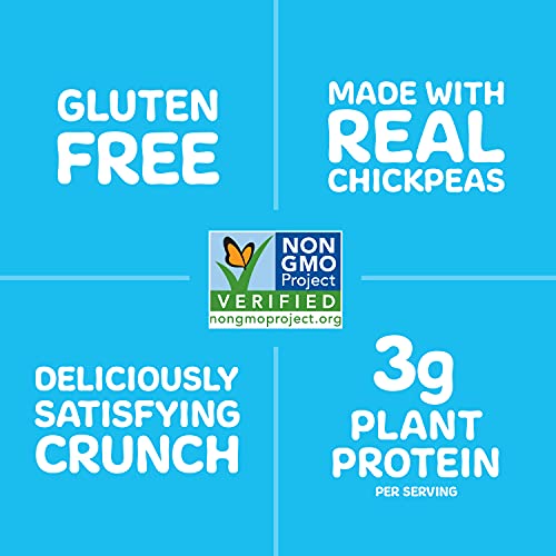 ORCHARD VALLEY HARVEST WHITE CHEDDAR CHICKPEA CHIPS, 3.5 OUNCES (PACK OF 6), PLANT-BASED PROTEIN, NON-GMO, NO ARTIFICIAL INGREDIENTS