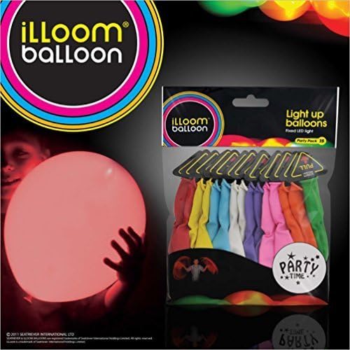 iLLoom Balloon - Fixed LED Light Up Balloons - 30pk (Mixed) by illoom