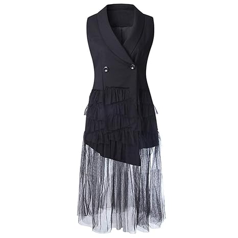 wrap vest dress