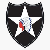 HOF Trading Army 2Nd Infantry Division Vinyl Sticker Waterproof Decal Laptop Wall Window Bumper Sticker 5"