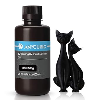 Anycubic Lcd Sla Uv 405nm Rapid Resin Pour Imprimante 3d 500 Ml 500 G Noir Amazon Fr Commerce Industrie Science