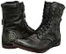 Diesel Men's Tatradium Basket Butch Zip Combat Boot, Black/Gum Sole, 9 M US