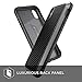 X-Doria iPhone X Case, Defense Lux - Military Grade Drop Tested, Anodized Aluminum, TPU, and Polycarbonate Case for Apple iPhone X, [Black Carbon Fiber]