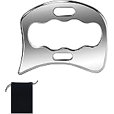 LWTCUJOH 1Pcs Stainless Steel Muscle Scraper Tools Set Gua Sha Muscle Scraper Tool Scraping Massage Tools for Physical Muscle Skin Full Body