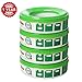Refill for Diaper Genie and Diaper Pails,4-6 Months Supply ,280 Count, 4 Pack -Green