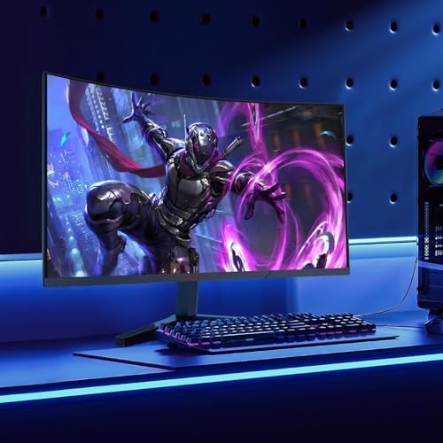 Curved Gaming Monitor 27 Zoll FHD 180Hz 1500R HDR10 Bildschirm PC 27E6CA