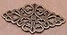 40pcs Filigree Flower Plate Charms,Hollowed-Out Rhombic Pendant Connector for DIY Jewelry Making Wrapping Accessories by Alimitopia(Antique Bronze Tone)