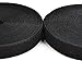 1 inches 5 Yards Black Sew on Hook and Loop Velcro Band Strap