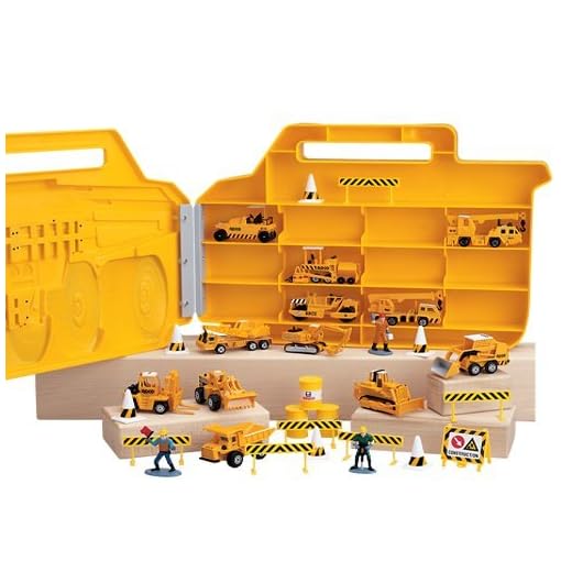 CP Toys 27 pc. On-the-Go Construction Playset with Carrying Case