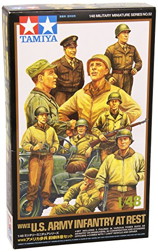 Tamiya Models US Army Infantry at Rest Model Kit