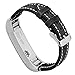 ESeekGo Band Compatible with Fitbit Alta/Alta HR/Fitbit Ace Band, Classic Retro Genuine Leather Strap with Metal Connector for Alta Fitness Tracker, Men and Women