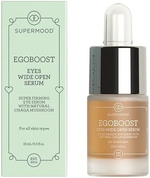 Supermood Egoboost Eyes Wide Open Anti Aging-Wrinkle Facial Serum, 0.5 Ounce