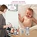 Video Baby Monitor with Camera and Audio [2018 Upgraded], Infrared Night Vision, Two Way Talk Back, ECO Power-saving Mode,Temperature Monitoring, Lullabies, Long Range and Long Battery Life (Silver)