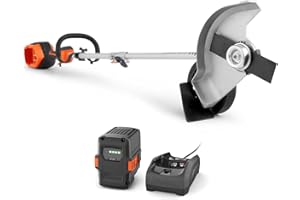 Husqvarna 330iKE Combi Switch + Lawn Edger Attachment, Electric Edger with Battery and Charger Included, 970701202