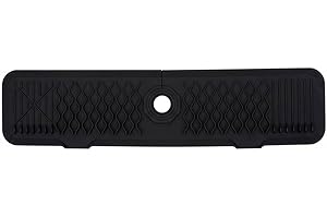 Silicone Sink Faucet Mat Kitchen Sink Mat Bathroom Easily Install Splash Catcher Inclined Faucet Handle Drip Catcher Tray Mat