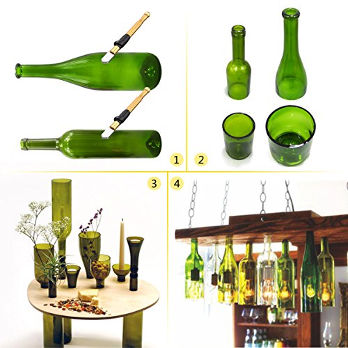 Professional Carbide Tungsten Alloy Handle Glass Cutter Tool with Range 2-19mm Self-Oiling for Thick Glass Bottle Mosaic and Tiles Stained Glass - Pencil Shape & Design - Thumbnail 5