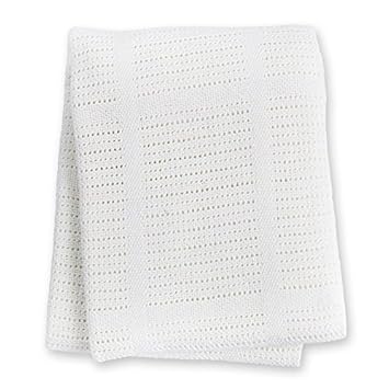 white company cellular blanket