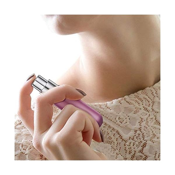 Wendergo Perfume Atomiser Refillable 5 Pcs Travel Perfume Bottle Mini 5 ML Atomizer Spray Bottle Portable Empty…