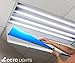 Fluorescent Light Cover for Classroom Ceiling Lights - Premium Backlit Film Insert 2x4 (22.38