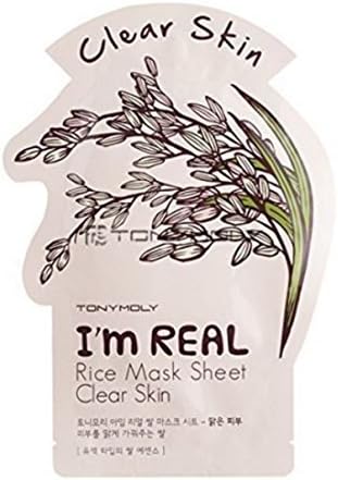 Tonymoly I'm Real Facial Mask Rice(Pack of 5)