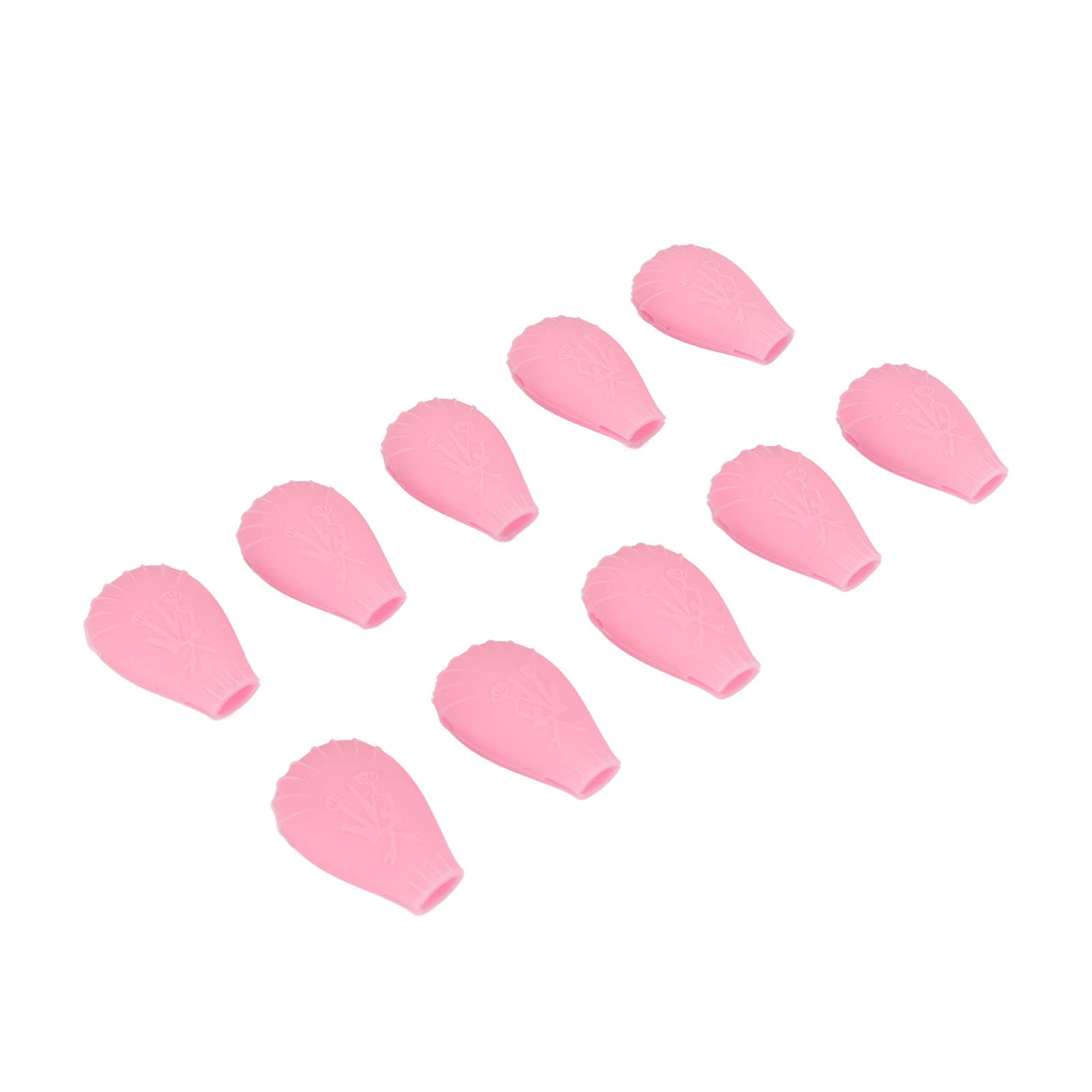 Socobeta Makeup Brush Covers, 10pcs Eye Shadow Brush Covers Soft Silicone Dust Proof Makeup Brush Protector Covers Silicone Cover for Makeup Brush Dustproof Makeup Brush Protector Cover