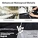 Anglink BBQ Grill Cover, 58 inches Heavy Duty Waterproof Barbecue Cover with Double Stitching and Heat Sealed Seams, 600D Oxford Rip-Stop Gas Grill Cover for Brinkmann, Char Broil etc.