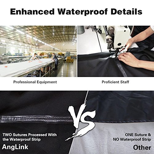 image for Anglink BBQ Grill Cover, 58 inches Heavy Duty Waterproof Barbecue Cove