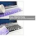 All-inside Purple Ombre Color Keyboard Skin for MacBook Pro 13