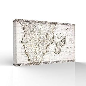 Canvas Wall Art World Maps Pictures Home Wall Decorations for Bedroom Living Room Paintings Canvas Prints Framed - 12x18 inches