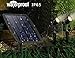 Led Solar Powered Landscape Spotlights, DLLT Waterproof Outdoor Landscaping Lights, 2-in-1 Solar Garden Exterior Wall Light for Tree Flag Yard Pool Lawn Driveway Security Lamps, Daylight