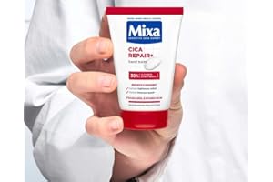 Mixa Cica Repair+ Hand Cream 50 ml /1.69fl.oz./ Intensive Repair for Very Dry & Cracked Hands | 30% Glycerin + Panthenol | Fa